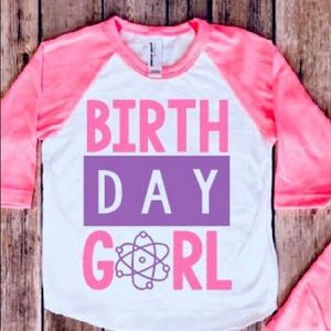 Toddler Science Birthday Girl Shirt